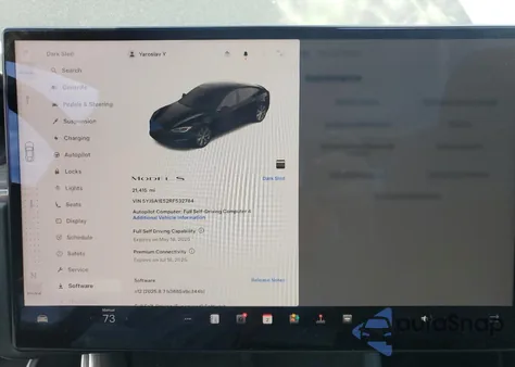 2024 Tesla Model S из США, поврежденный, VIN 5YJSA1E52RF532784